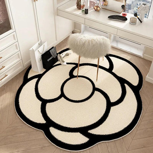 Floral Elegance Plush Carpet - A Cozy and Stylish Home Must-Have