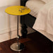 Modern Elegance Mini Coffee Table with Versatile Stainless Steel and Glass Design