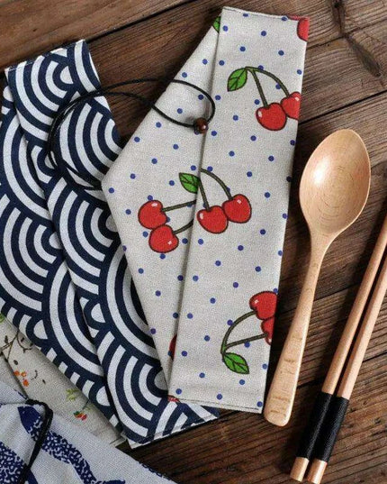 Chic Japanese Vintage Cutlery Organizer for Elegant Dining Experiences