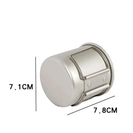 Ultralight Titanium Travel Mug by Widesea - Essential Drinkware for Outdoor Enthusiasts