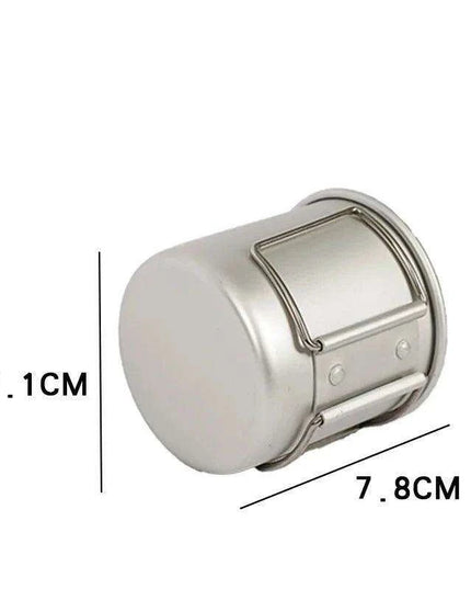 Ultralight Titanium Travel Mug by Widesea - Essential Drinkware for Outdoor Enthusiasts