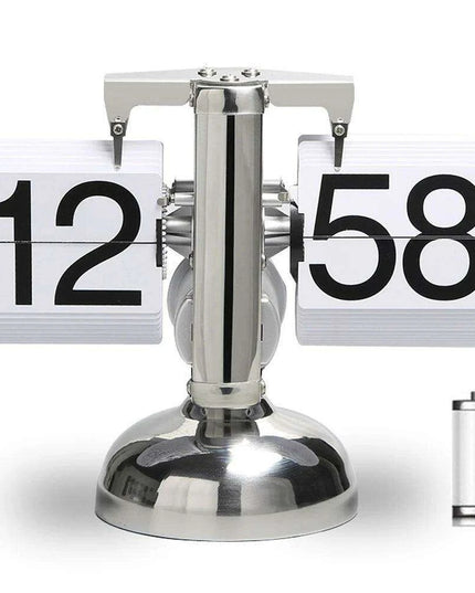 Chic Modern Flip Clock with Retro Charm - Ideal for Home and Office Decor
