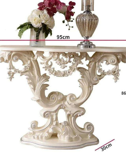 European Vintage Console Table - Classic Entryway Storage Solution