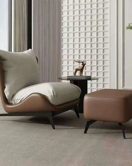 Nordic Minimalist Single Sofa Chair - A Fusion of Comfort and Style