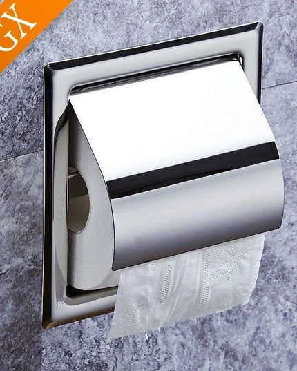 Modern Matte Black Wall-Mounted Toilet Paper Holder for Chic Bathrooms