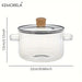 Multi-Functional 1.6L Heat-Resistant Glass Cookware Set for Soups, Porridge, and Noodles