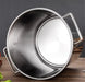 Versatile Stainless Steel Cooking Pot Set with Handle for Easy Transport