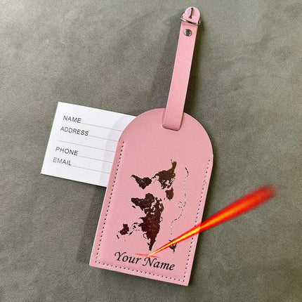 Custom Engraved Passport Holder for Adventurous Couples - Elegant Travel Essential