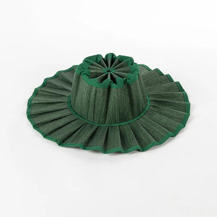Chic and Practical Foldable Straw Sun Hat with Stylish Belt - Large Brim UV Protection for Outdoor Adventures