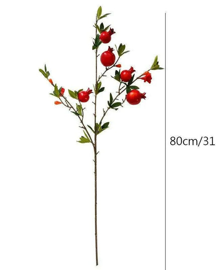 1PC Simulation 5 Heads Pomegranate Fruit