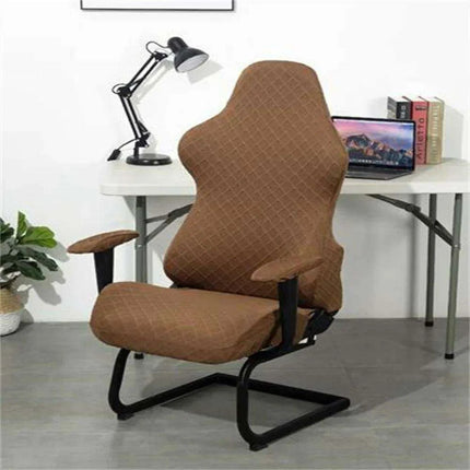 High Back Elastic Chair Cover for Office and Living Room