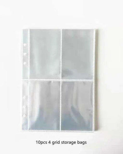 Adorable A5 Kawaii Biscuit Bear Photocard Organizer with Protective Dust Cover for Kpop Enthusiasts