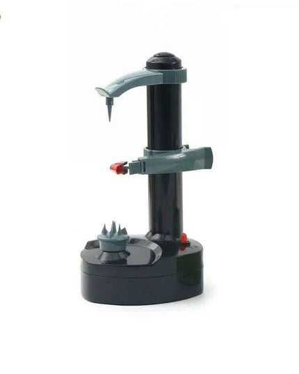 Hands-Free Electric Fruit and Vegetable Peeler with Adjustable Fork - Quick and Easy Peeling Solution