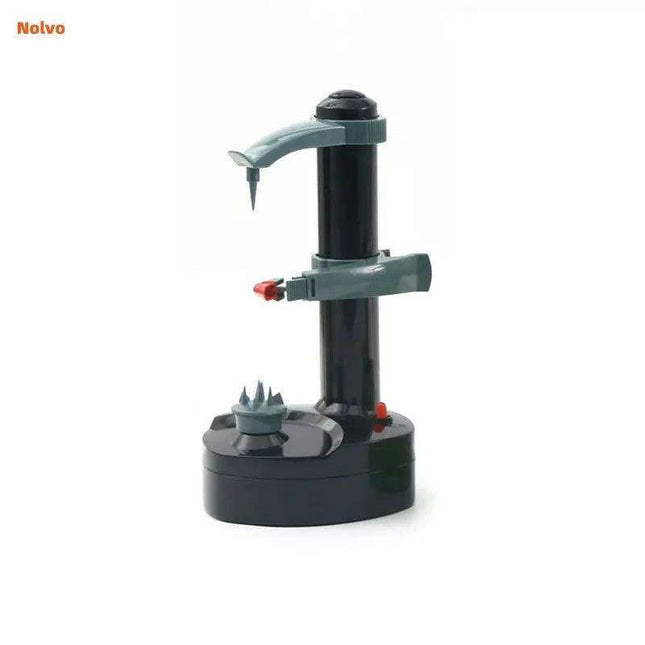 Hands-Free Electric Fruit and Vegetable Peeler with Adjustable Fork - Quick and Easy Peeling Solution