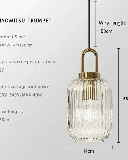 Elegant Japanese-Inspired LED Glass Pendant Lights for Modern Homes