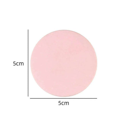 Self-Adhesive Silicone Door Handle Bumpers - Elegant Shock Absorbing Wall Protectors (Single Unit)