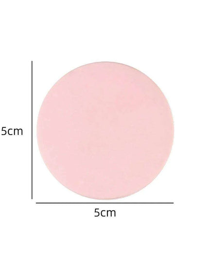 Self-Adhesive Silicone Door Handle Bumpers - Elegant Shock Absorbing Wall Protectors (Single Unit)