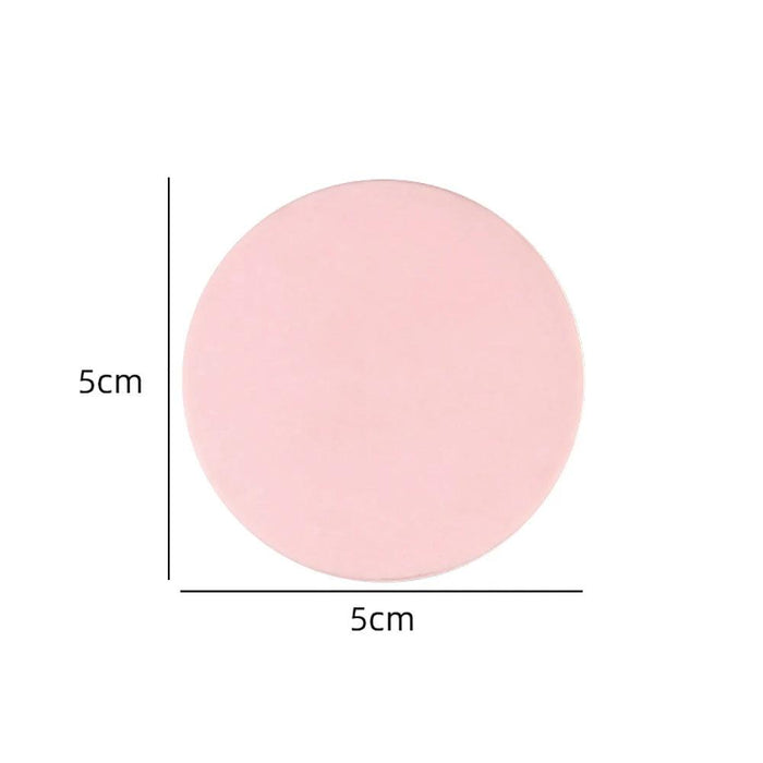 Self-Adhesive Silicone Door Handle Bumpers - Elegant Shock Absorbing Wall Protectors (Single Unit)
