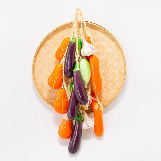 Vibrant Faux Pepper Skewers - Whimsical Artificial Veggies for Home Decor and Event Styling
