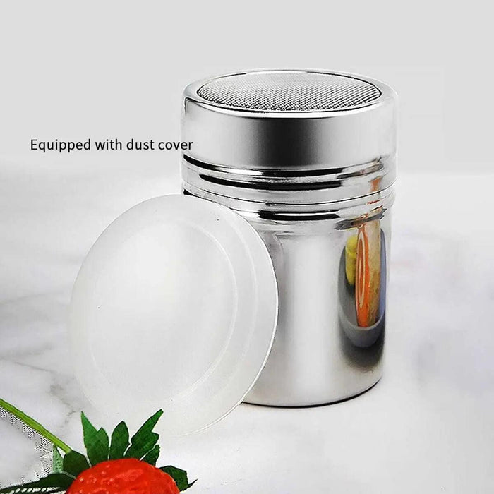 Gourmet Stainless Steel Powder Dispenser with Innovative Design