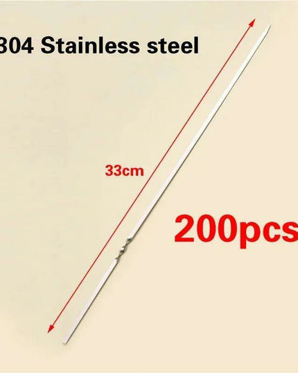 Ultimate Stainless Steel Skewers Set for Perfect Outdoor BBQ Grilling