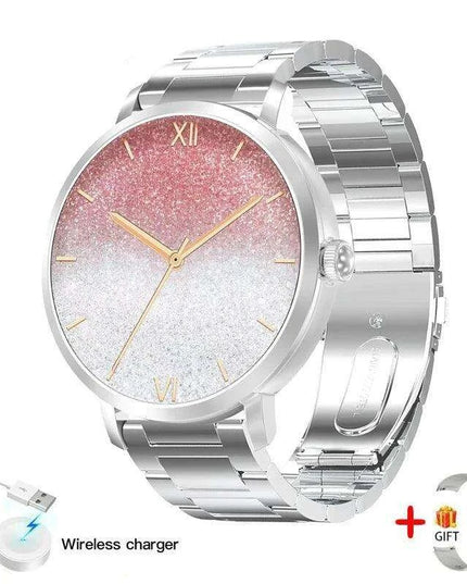 Chic Smart NFC Watch for Women with Bluetooth Calling, GPS, and Health Monitoring