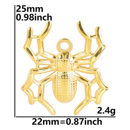 Hip Hop Animal Pendant Set – Stainless Steel Beetle, Scorpion & Spider