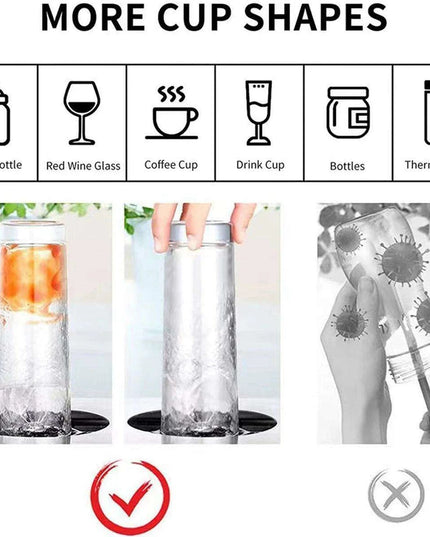 Automatic High Pressure Stainless Steel Glass Rinser Kit for Effortless Kitchen Cleaning