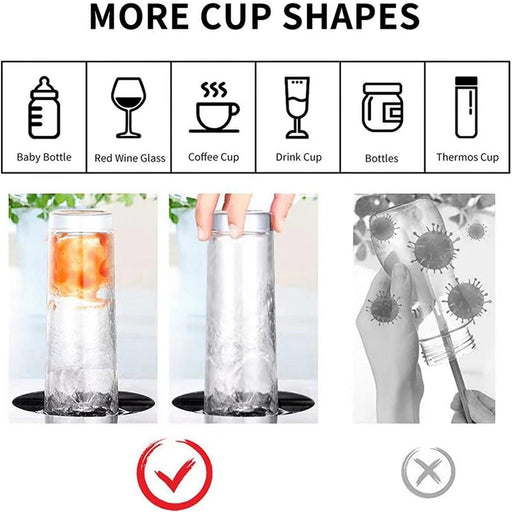 Automatic High Pressure Stainless Steel Glass Rinser Kit for Effortless Kitchen Cleaning