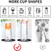 Automatic High Pressure Stainless Steel Glass Rinser Kit for Effortless Kitchen Cleaning
