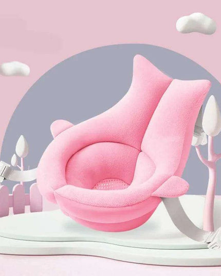 Deluxe Elevated Baby Bath Suspension Mat for Ultimate Newborn Comfort