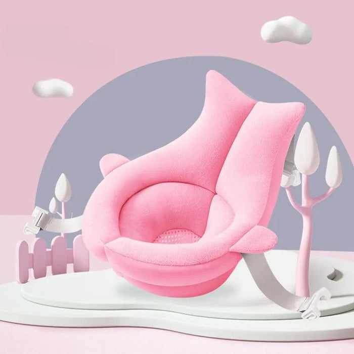 Deluxe Elevated Baby Bath Suspension Mat for Ultimate Newborn Comfort