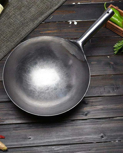 Premium Handcrafted Carbon Steel Wok for Authentic Chinese Cooking