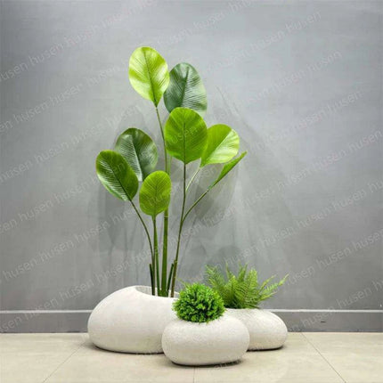 European Chic Tree-Adorned Floor Vase Set for Elegant Decor
