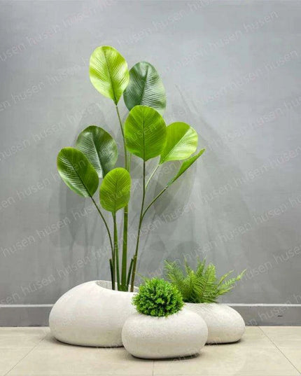 European Chic Tree-Adorned Floor Vase Set for Elegant Decor