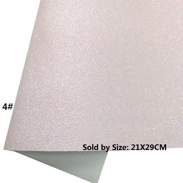 Pink Sparkle Leather Craft Sheets - Unique Honeycomb and Heart Design for Elegant DIY Creations