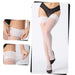 Luxe Lace Trimmed Thigh-High Stockings - Sheer Elegance for Every Occasion