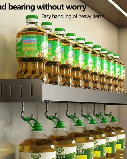 Space-Saving Aluminum Kitchen Shelf System