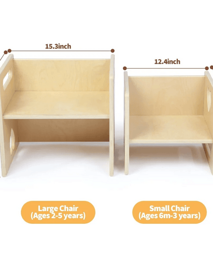 Versatile Montessori Activity Table and Chair Set for Independent Learning and Play