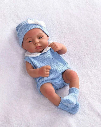 16-Inch Lifelike Reborn Baby Girl Doll - Realistic Full Vinyl Body with Outfit, Ideal for Gifts and Collectors