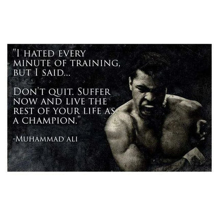 Muhammad Ali Inspirational Canvas Art for Elegant Home Décor