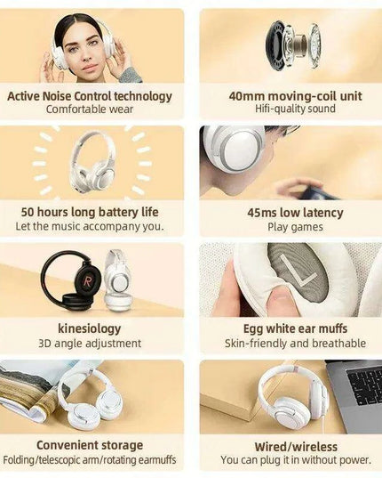 Lenovo Advanced Wireless Gaming Headset with Premium Noise-Cancellation Features