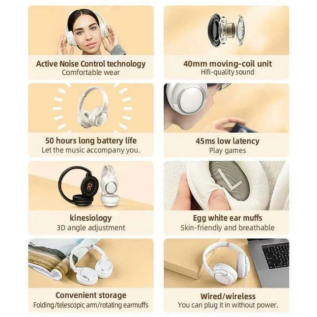 Lenovo Advanced Wireless Gaming Headset with Premium Noise-Cancellation Features