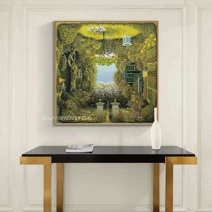 Enchanting Jacek Yerka Surrealistic Canvas Art Prints - Revitalize Your Space