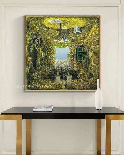 Enchanting Jacek Yerka Surrealistic Canvas Art Prints - Revitalize Your Space