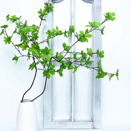 7-up Store 100cm Hanging Clock Tree - Realistic Potted Green Plant Dec