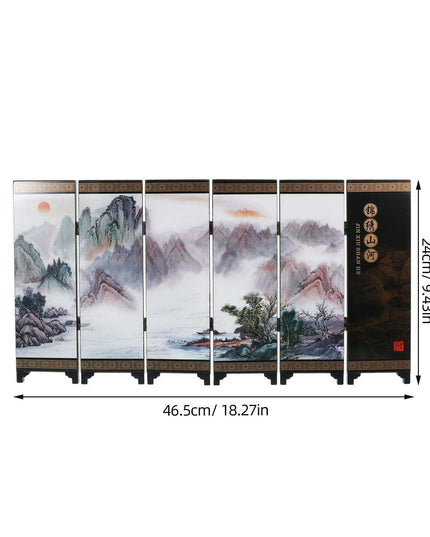 Elegant Chinese-Inspired Folding Room Divider