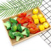 Lifelike Artificial Vegetable Set - Realistic Tomato, Corn, and Broccoli for Restaurant Displays and Photography