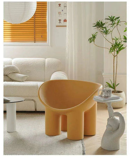 Chic Nordic Roly Poly Lounge Chair for Stylish Comfort