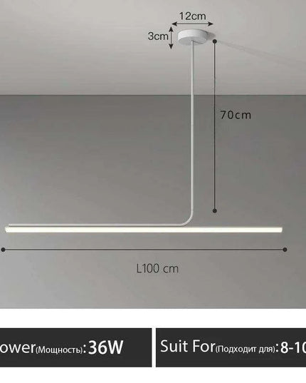 Modern Scandinavian LED Pendant Light with Remote Dimming - Chic Fixture for Dining and Home Bar Areas